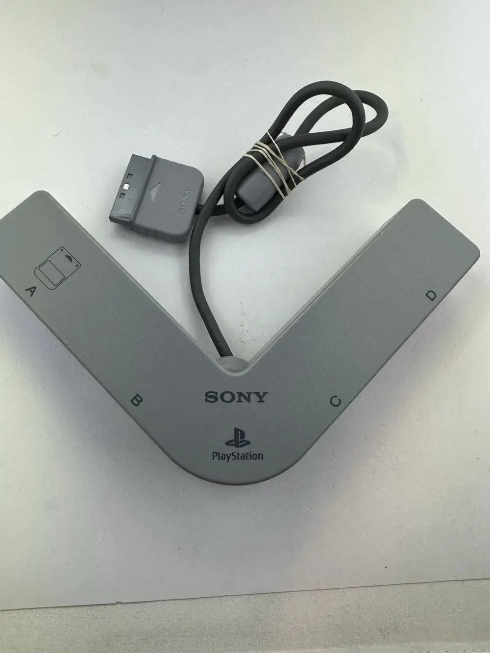 Official Sony Playstation Multitap SCPH-1070 Gray Multi Tap OEM PS1